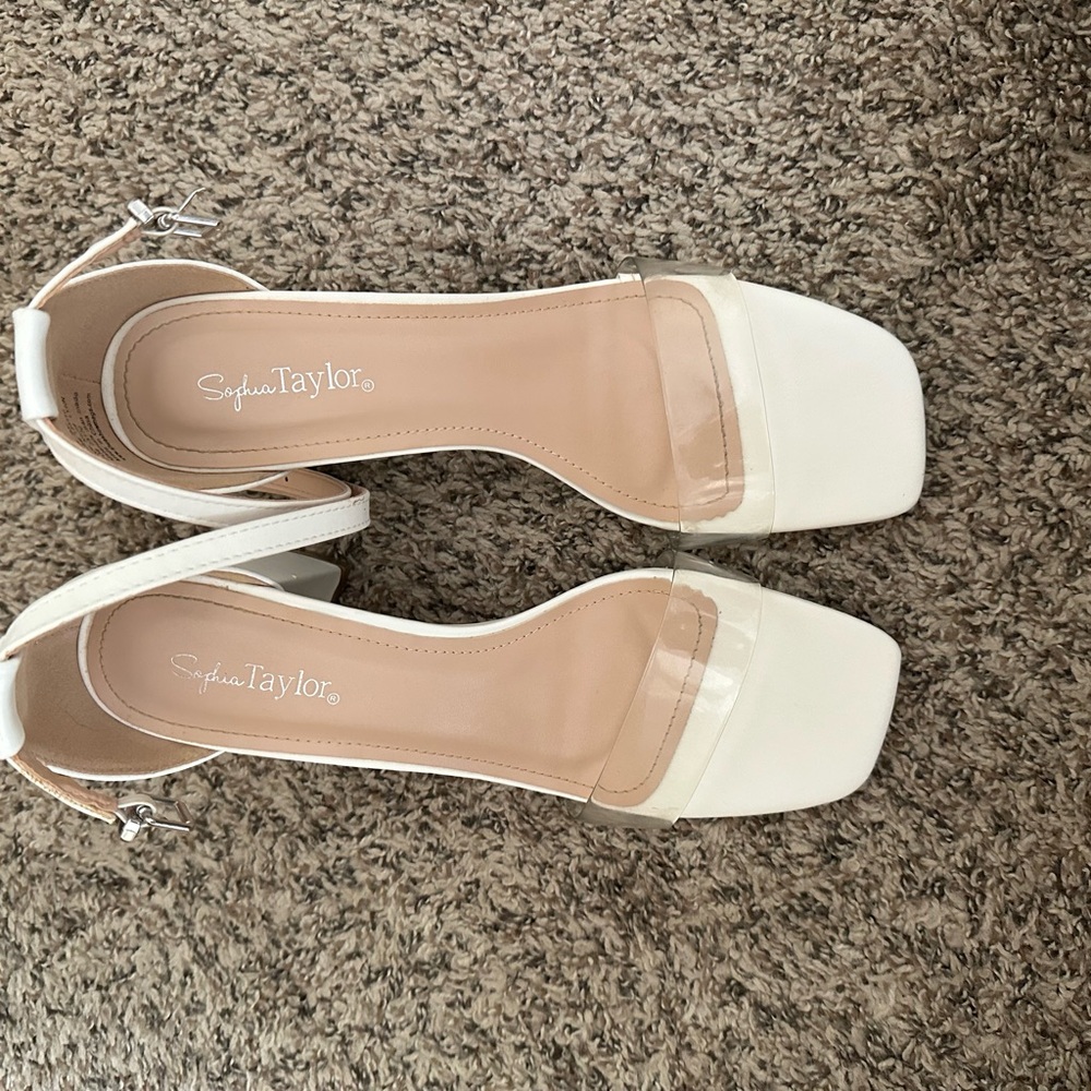 Style & Co White Heels Modern Elegance